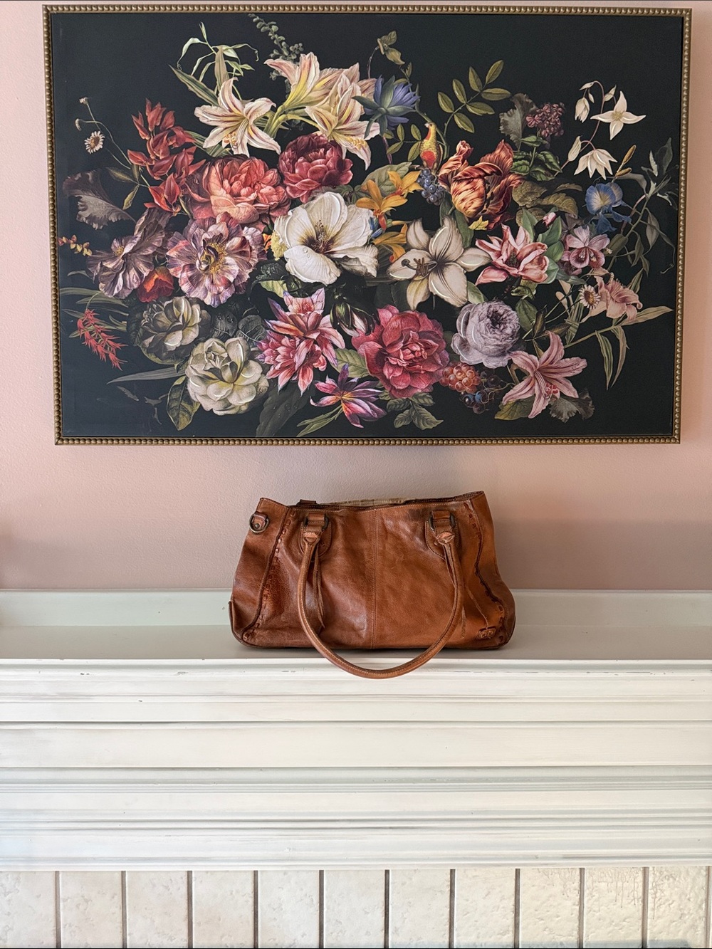 Bed StuLeather Satchel Tote Bag in Brown
